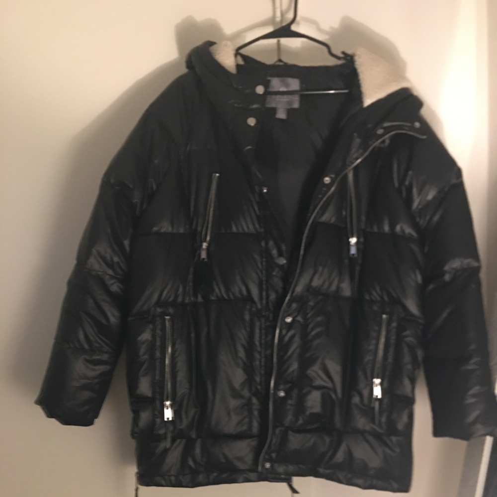 Haven Outerwear Down Coat Black